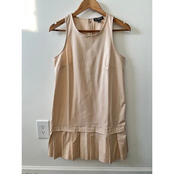 J. Crew pleated-hem shift dress women's size XS NWT - Picture 2 of 8